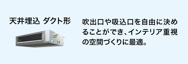 天井埋込 ダクト形